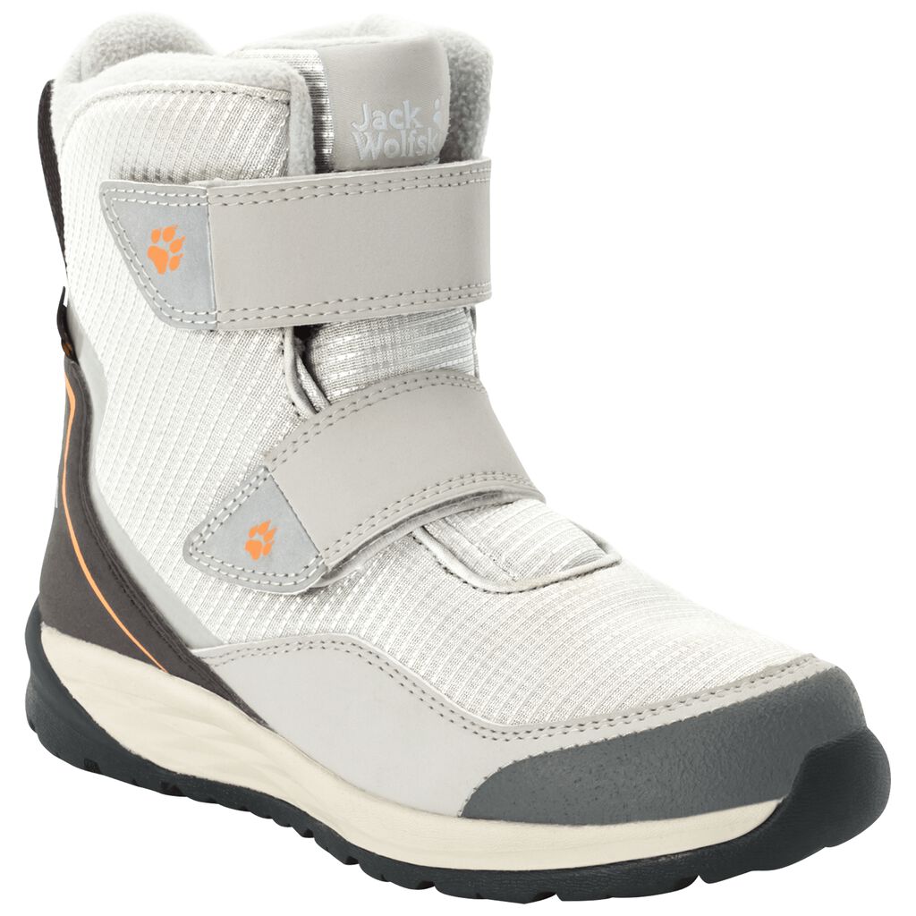 Jack Wolfskin POLAR BEAR TEXAPORE ψηλα μποτεσ χειμωνασ παιδικά ανοιχτο γκρι/ασπρα | GR8241492